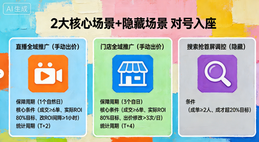 成本保障的条件的分场景